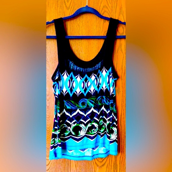 Loft Top with Peacock Inspired Designs - Picture 1 of 5